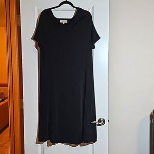 Jones new york cowl neck little black dress 2x